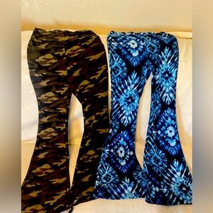 2 pair of flair stretch pants